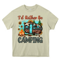 Mossy i'd rather be camping Heavy Core Tee - JahusDesignShop