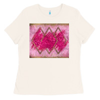 Bone pink glitter Ladies Tee - JahusDesignShop