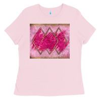 Bubblegum Pink pink glitter Ladies Tee - JahusDesignShop