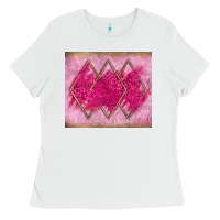 White pink glitter Ladies Tee - JahusDesignShop