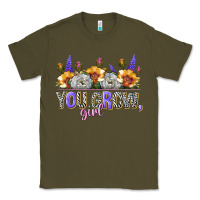 Army Green you grow girl Classic Tee - NancyCooperArtShop