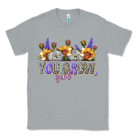 Heather Grey you grow girl Classic Tee - NancyCooperArtShop