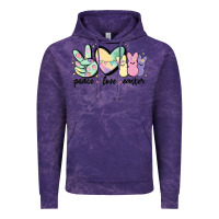 Cloud Purple peace love peeps Vintage Hoodie - MaliasSmallBusiness