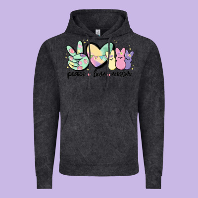 Peace Love Peeps Vintage Hoodie Designed By Maliassmallbusiness