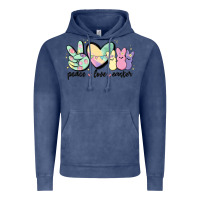 Vintage Denim peace love peeps Vintage Hoodie - MaliasSmallBusiness