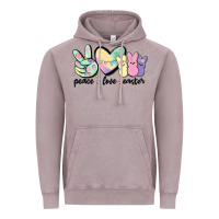 Vintage Zinc peace love peeps Vintage Hoodie - MaliasSmallBusiness