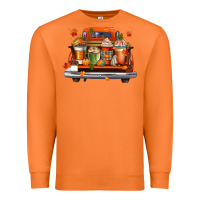Carrot coffee cups truck Premium Sweatshirt - CowGirlArtShop