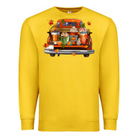 Lemon coffee cups truck Premium Sweatshirt - CowGirlArtShop
