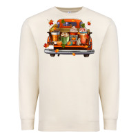 Sandshell coffee cups truck Premium Sweatshirt - CowGirlArtShop