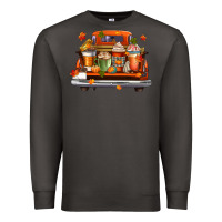 Smoke coffee cups truck Premium Sweatshirt - CowGirlArtShop
