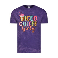 Cloud Purple iced coffee girly Vintage Tee - MaliasSmallBusiness