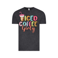 Vintage Black iced coffee girly Vintage Tee - MaliasSmallBusiness
