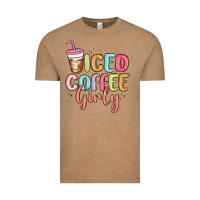Vintage Coffee iced coffee girly Vintage Tee - MaliasSmallBusiness