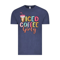 Iced Coffee Girly Vintage Tee | Teevron