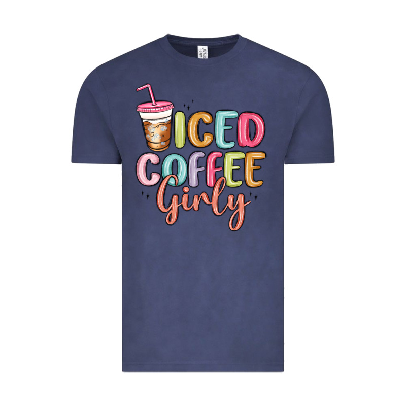 Iced Coffee Girly Vintage Tee by MaliasSmallBusiness | Teevron