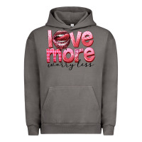 Pigment Tornado love more worry less Urban Hoodie - FaDigitalArtStudio