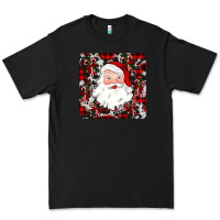 Black santa christmas coaster Premium Tee - JahusDesignShop