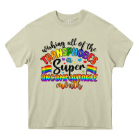 Mossy wishing all of the transphobes uncomfortable month Heavy Core Tee - Artiststas