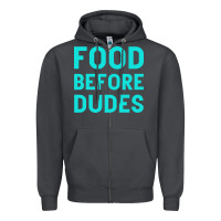 Smoke Food Before Dudes Zipper Hoodie - Bettercallsaul
