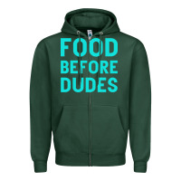 Sports Green Food Before Dudes Zipper Hoodie - Bettercallsaul