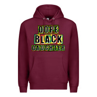 Burgundy dope black daughter Premium Hoodie - CowGirlArtShop