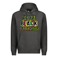 Charcoal Heather dope black daughter Premium Hoodie - CowGirlArtShop