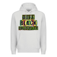 Dove Grey dope black daughter Premium Hoodie - CowGirlArtShop