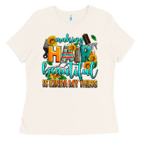 Bone making hair beautiful is kinda my thing Ladies Tee - AdoDesignShop