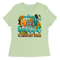 Matcha making hair beautiful is kinda my thing Ladies Tee - AdoDesignShop