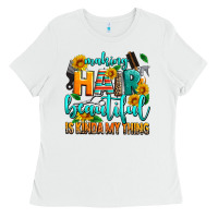 White making hair beautiful is kinda my thing Ladies Tee - AdoDesignShop