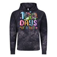 Cloud Black 100 days of school cheer Vintage Hoodie - MaliasSmallBusiness