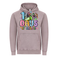 Vintage Zinc 100 days of school cheer Vintage Hoodie - MaliasSmallBusiness