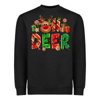 Oh Deer Reindeer Heavyweight Sweatshirt | Teevron