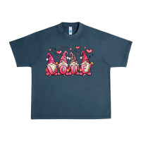 Midnight Navy love gnomes valentine's day Urban Heavy Tee - MaliasSmallBusiness