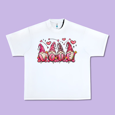 Love Gnomes Valentine's Day Urban Heavy Tee Designed By Maliassmallbusiness