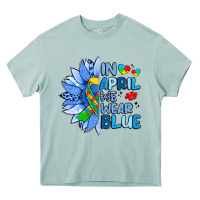 Arona in april we wear blue sunflower Heavy Core Tee - Artiststas