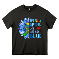 Asphalt in april we wear blue sunflower Heavy Core Tee - Artiststas