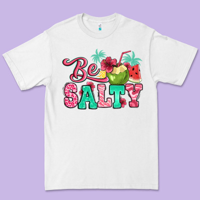 Be Salty Summer Premium Tee Designed By Jasminsmagicworld