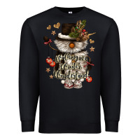 Black walking in a winter wonderland Premium Sweatshirt - CowGirlArtShop