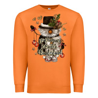 Carrot walking in a winter wonderland Premium Sweatshirt - CowGirlArtShop