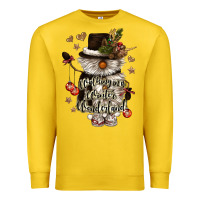 Lemon walking in a winter wonderland Premium Sweatshirt - CowGirlArtShop