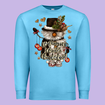 Walking In A Winter Wonderland Premium Sweatshirt Designed By Cowgirlartshop