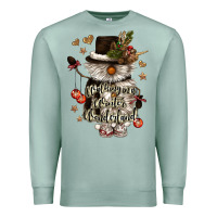 Seafoam walking in a winter wonderland Premium Sweatshirt - CowGirlArtShop