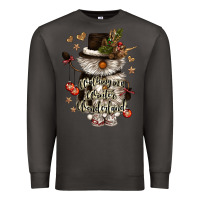 Smoke walking in a winter wonderland Premium Sweatshirt - CowGirlArtShop