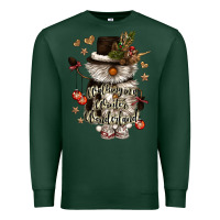 Sports Green walking in a winter wonderland Premium Sweatshirt - CowGirlArtShop
