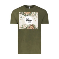 Vintage Olive best garandma ever Vintage Tee - MaliasSmallBusiness
