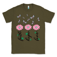 Army Green faith hope love Classic Tee - MaliasSmallBusiness