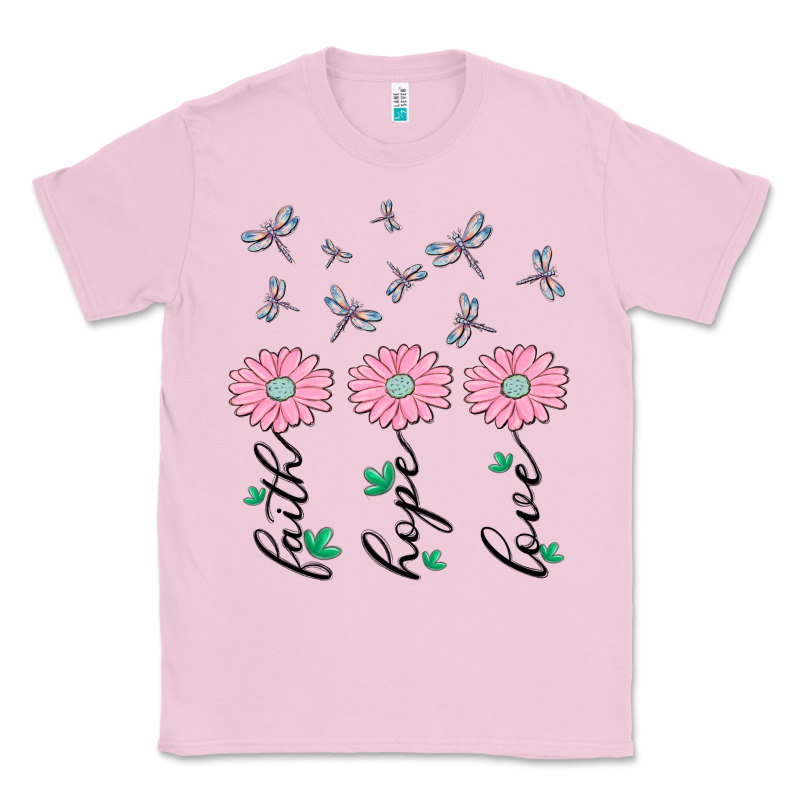 Faith Hope Love Classic Tee by MaliasSmallBusiness | Teevron