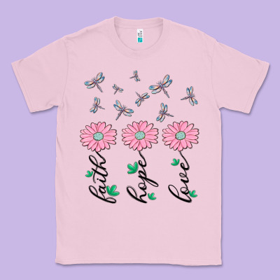 Faith Hope Love Classic Tee Designed By Maliassmallbusiness