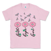 Bubblegum Pink faith hope love Classic Tee - MaliasSmallBusiness